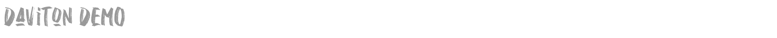 Daviton font preview